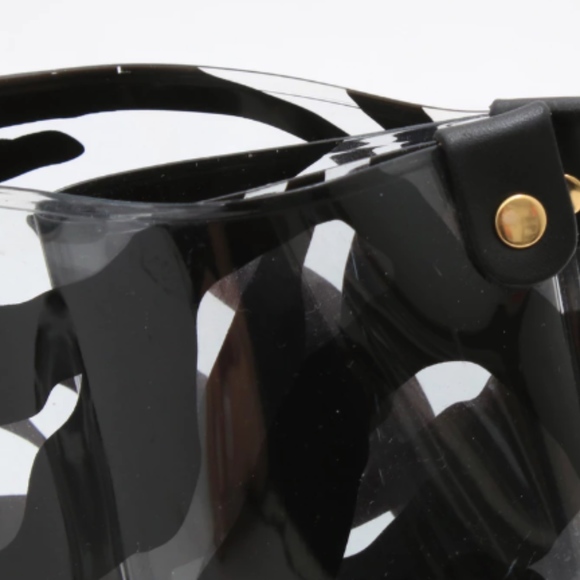 Dooney & Bourke Tiger Striped Vinyl and Leather - Picture 4 of 5